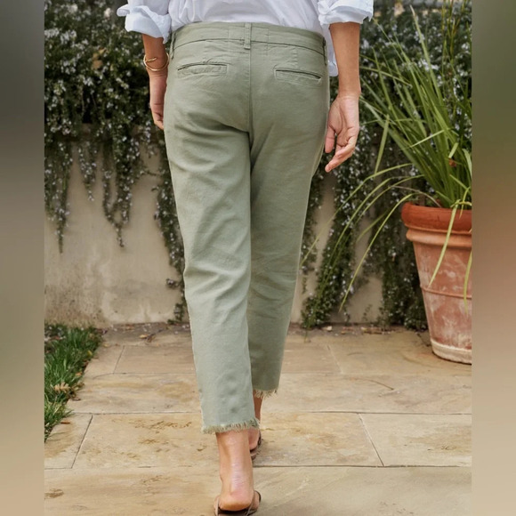 Frank & Eileen Italian Performance linen Wicklow pants size 00 in Rosema… - Picture 3 of 9